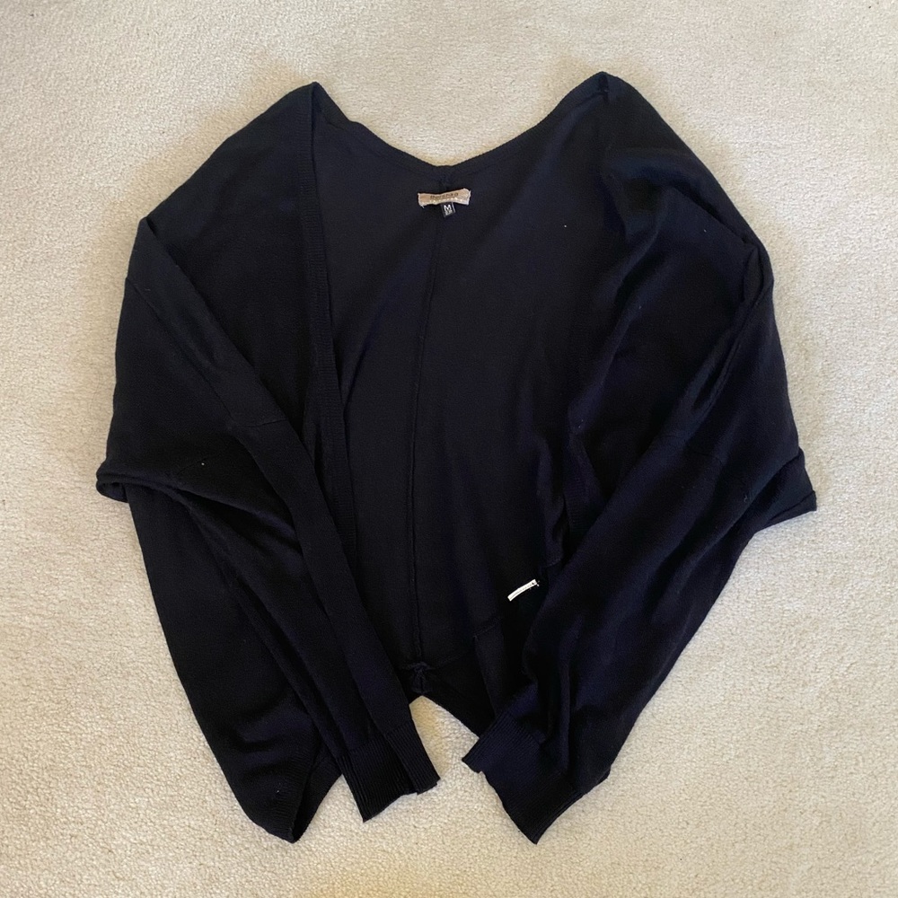 Black cardigan